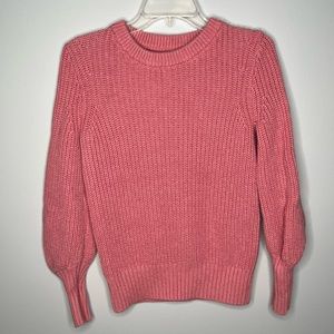 J. Crew Dusty Rose Knit Crew Neck Sweater XS